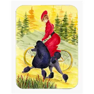 Carolines Treasures  Poodle Mouse Pad & Hot Pad Or Trivet
