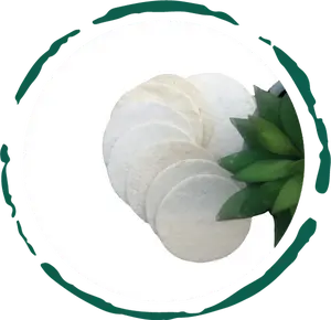 Natural Loofah Pads 5-pcs