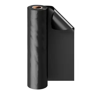 VEVOR 24' x 100' Plastic Sheeting Heavy Duty, 6 Mil Thick Plastic Sheeting, Plastic Drop Cloth Painters Tarp, Polyethylene Covering for Crawl Space Vapor Barrier, Multi-Purpose, Black