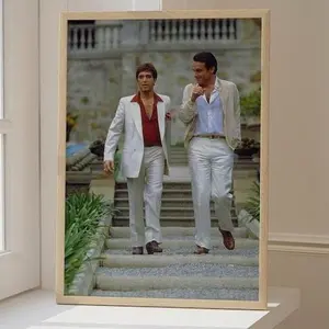 Scarface Tony Montana 1983 Poster, Vintage Movie Print, Retro Wall Art