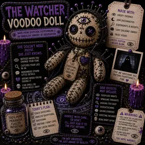 The lurker voodoo doll magnet