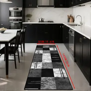 Nordic Geometric Home Decor Rug, Household Decorative Rug, Modern Fashion Colorblock Runner, Indoor Outdoor Washable Carpet, High-Quality Patio Camping Gift