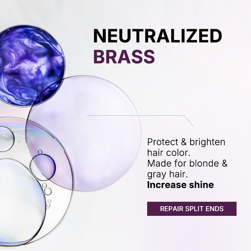 Karseell 3.38floz 100ml Purple Hair Mask Professional Neutralizes Brass & Yellow Tones For Blonde Silver Gray Highlighted Hair