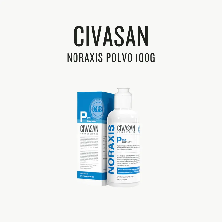 CIVASAN Noraxis Polvo 100g - Cleansing Powder for Skin Care, 1.5 oz, Ideal for Body Care and Cleansing