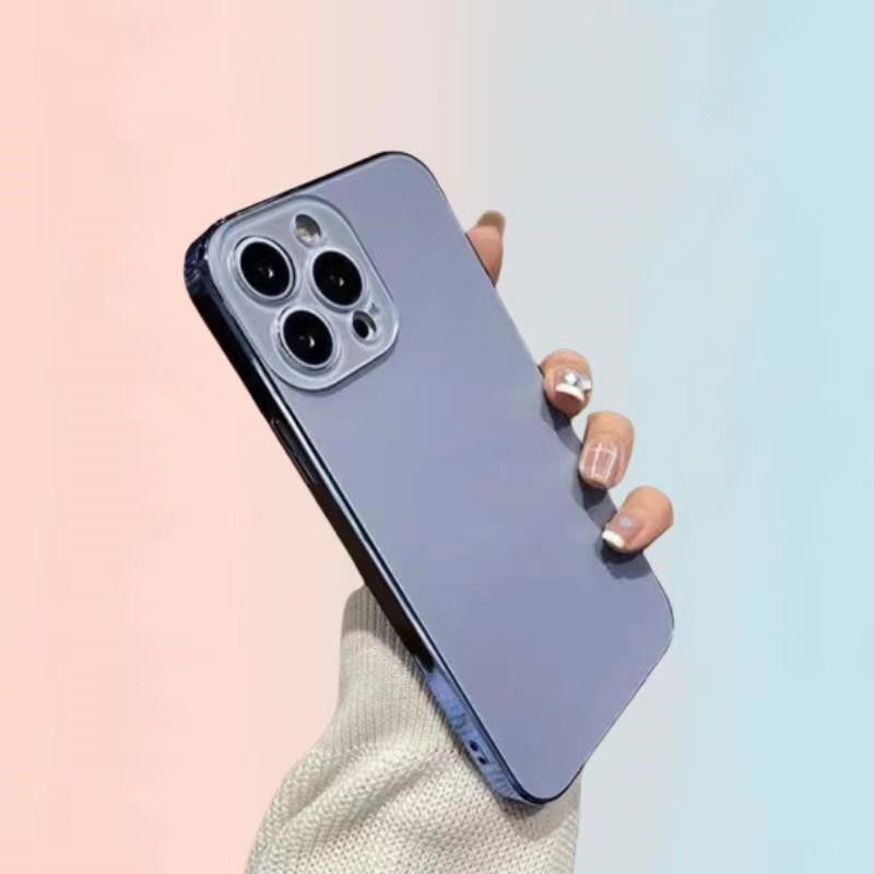 Summer Phone Case 17 Promax Titanium Pink Protection for 17 16 15 14 13 Pro Max Glass Transparent Clear Camera Protectors Durable Casing Anti-Fall Electroplated Original Color