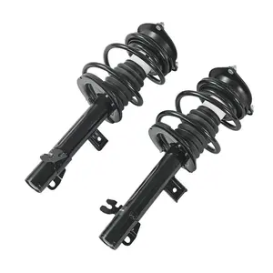 Front Shock Absorber Strut Assembly, 2Pcs Shock and Strut Assembly with Coil Spring, Compatible with 2006 Mini Cooper Convertible, Automotive Replacement Struts for OE 172265/ 172266