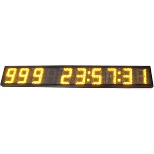 AZOOU 5-in-1 LED Display Screen Event Timer - 9-Digit Stopwatch with Countdown & Count-Up Modes for Race Games