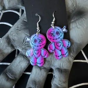 Voodoo Doll Earrings