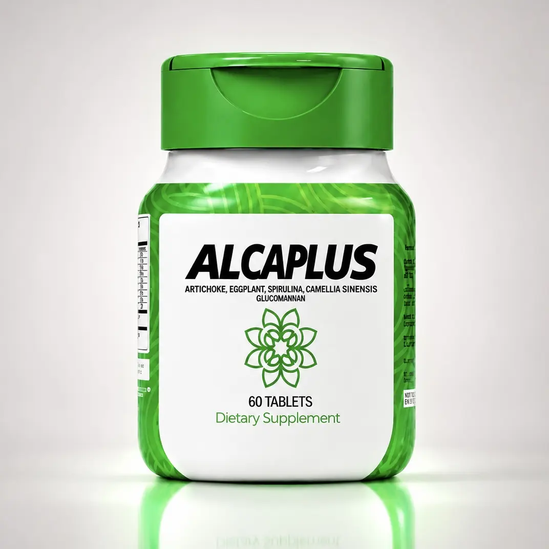 Alcaplus Dietary Supplement Tablets- with Artichoke, Glucomannan & Green Tea Extract- 60 Count