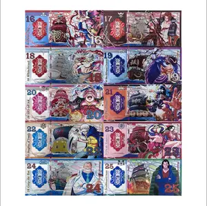 One Piece Banknotes - 10 Piece Set Featuring Unique Anime Characters - Come with Envelope Pack