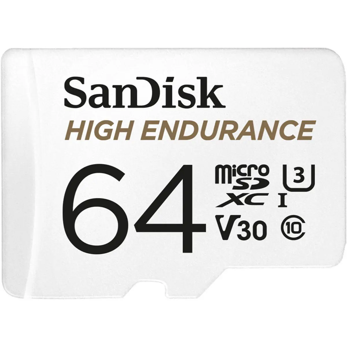 SanDisk High Endurance 64GB UHS-I microSDXC Memory Card with SD Adapter