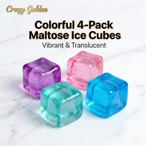 4-Pack Soft Slow Rebound Squishy | Indoor Recreation Desk Set | Maltose Candy Style Stress Relief