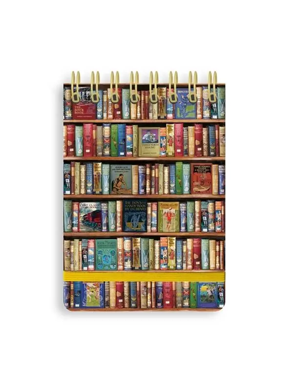 Bodleian Libraries: Hobbies & Pastimes Bookshelves (Spiral Bound Pocket Notebook) by Flame Tree Studio