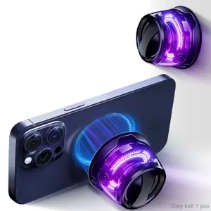 Magnetic Mini Bluetooth Speaker,RGB Light,TWS True Wireless Stereo,USB-C Rechargeable,Portable Shower & Outdoor Speaker,Bass-Enhanced,Travel & Gift Ideas