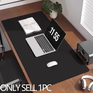 Artificial Leather Mouse Pad, Desk Mat, Easy to Clean, Protects Office Table, Learning Desk Pad, Durable and Hygienic, Computer Desk Pad, Keyboard Mouse Pad