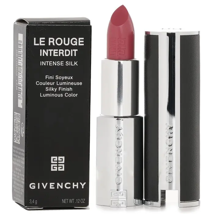 Givenchy Le Rouge Interdit Intense Silk Lipstick - #N230 Rose Boise, Makeup Cosmetic with Hyaluronic Acid for Lip Care