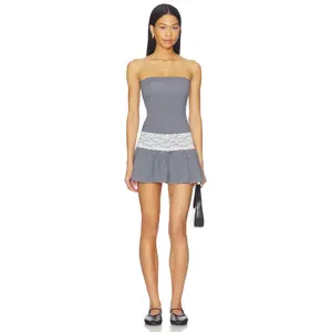 Frankies Bikinis Mirage Cotton Jersey Mini Dress in Midnight Wishes