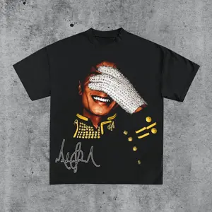 90s MJackson Glove Graphic Tee, King of Pop Retro MJ Music Youth Shirt, MJ Music Retro Unisex T-Shirt, Perfect Gift For Men, Women, And Kids