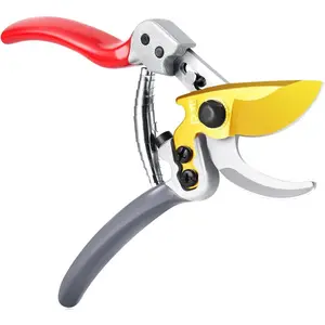 Bypass Pruning Shears For Gardening,Gardening Scissors with Sharp, Rust Resistant Steel Blade,Garden Hedge Clippers Handheld Pruners