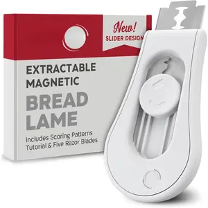 Upgraded  Bread Lame, Professional Dough Scoring Tool with Extractable , Sourdough Bread Tool for Baking, Includes Scoring  Booklet & 5 Replaceable