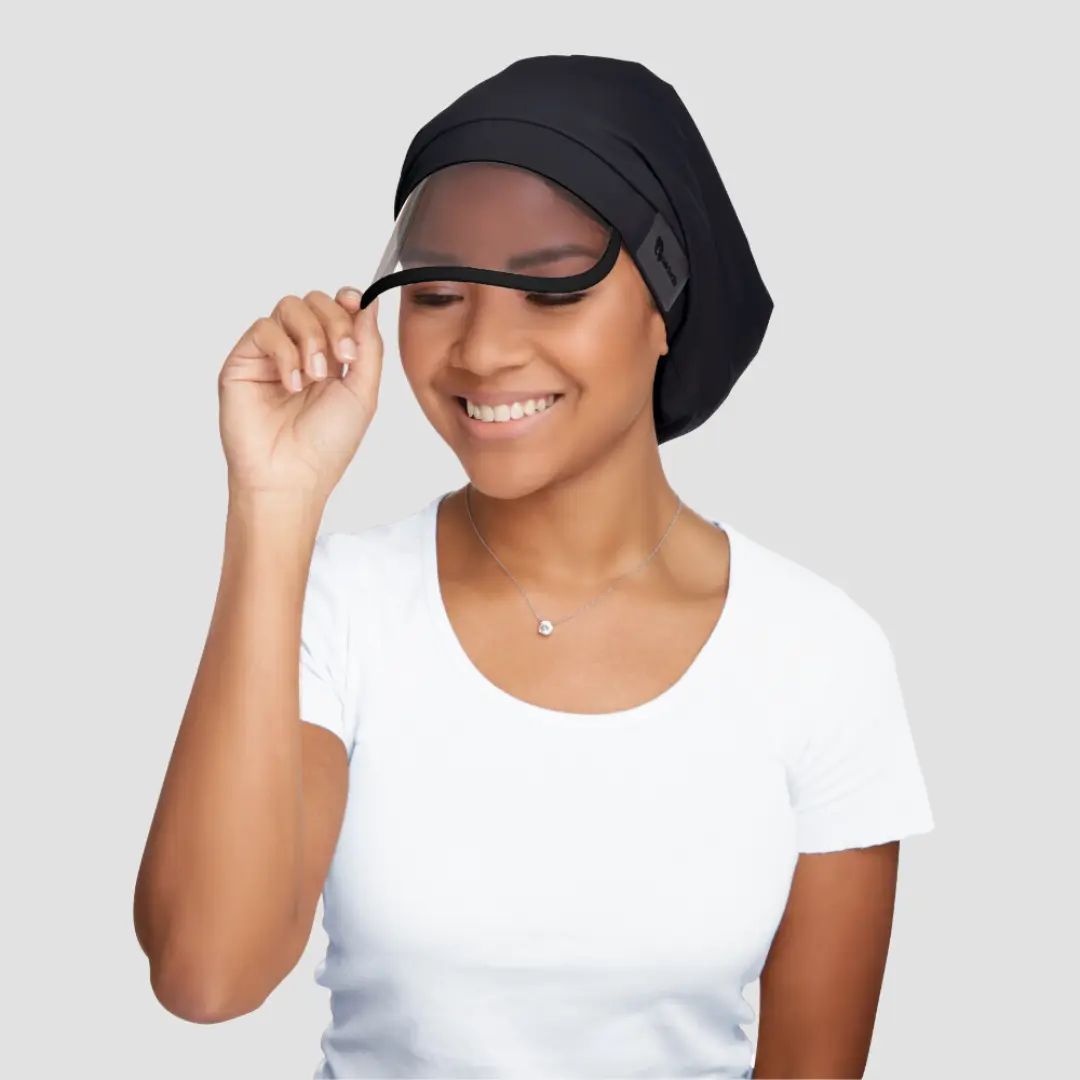 Hairbrella Satin-Lined, Waterproof Rain Hat Hairbrella Satin-Lined, Waterproof Rain Hat