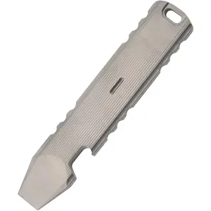 Titanium EDC Pry Bar Bottle Opener Wrench Anti-slip Crowbar with Hole Portable EDC Tool
