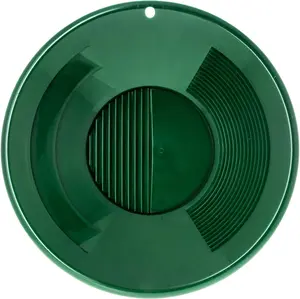 ASR Outdoor 10 Inch Triple Riffle Gold Pan Gold Prospecting Equipment