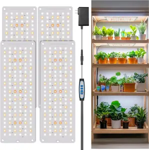 Grow Lights for Seed Starting, 552 LED Full Spectrum  Light Panel for Growing Indoor , Slim Grow Lamp with UL Adapter, 6/12/16H Timer, 3 Light Modes, 5 Dimmable