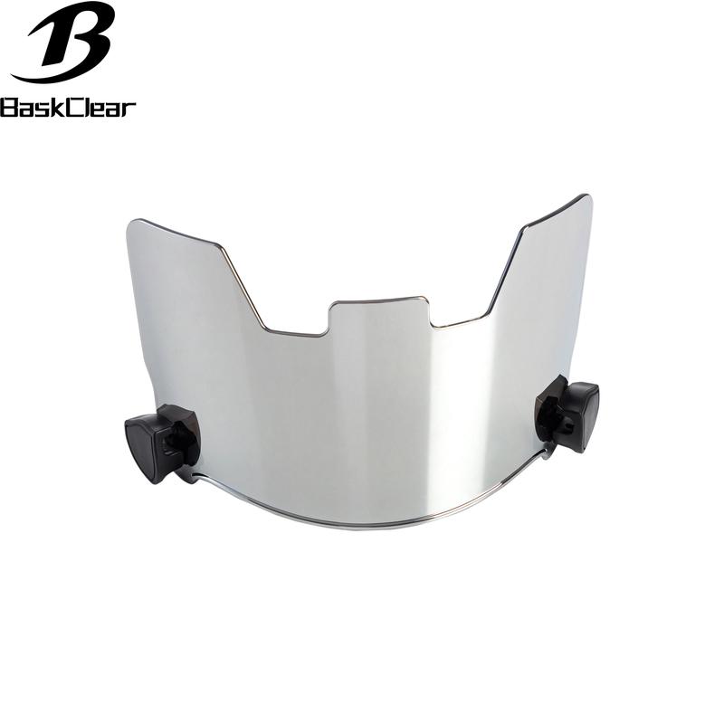 Silver Football Visor - Football Visors for Helmet - Football Helmet Visor Fits Adult & Youth Football Helmets - Anti-Fog, Scratch Resistant Clear Visor Football Face Shield