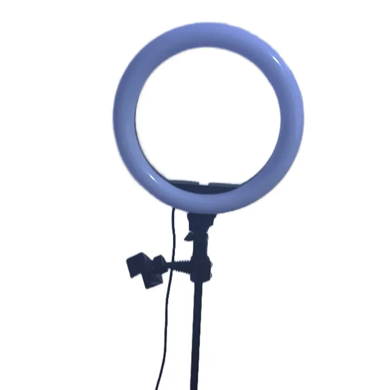12" Selfie Ring Light with 63" Adjustable Tripod & Phone Holder - Foldable, 3 Color Modes, Ideal for Live Streaming, Makeup, and Vlogging