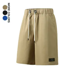 Men's Casual Shorts with Drawstring Waistband