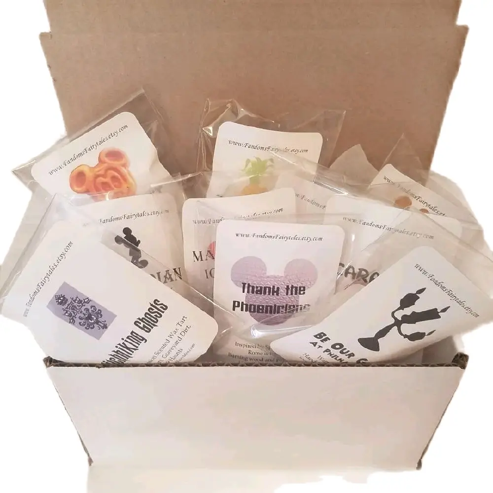 Fandoms and Fairytales Magical Theme Park Wax Melt Sampler - Theme Park Scents Fragrance Set Candle Decor