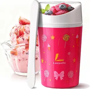 Unique DIY Slushie Cup,Quick Frozen Homemade Single-Serving Slushies,Magic Quick Frozen,Double Layer Squeeze Cup Slushy Maker for Kids Friends Family, BPA-free