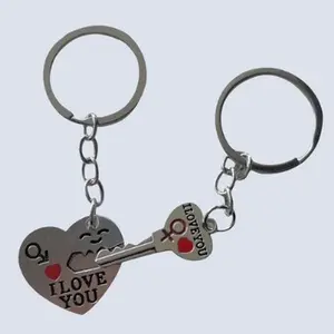 Silver I Love You Heart Lock and Key Matching Keychain Set for Couples or Best Friends Gifts for Him Gifts for Her Anniversary Valentines Christmas Valentines Day Gifts valentine day valentines keychain trendy keychain