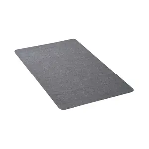 VEVOR Chair Mat, 55 x 35-inch Office Chair Mat for Hard Floors, Floor Protector for Rolling Chairs, Polyester Surface, Non-Slip & Easy to Clean, Smooth Glide Under Desk Rug for Home Office (Dark Grey)