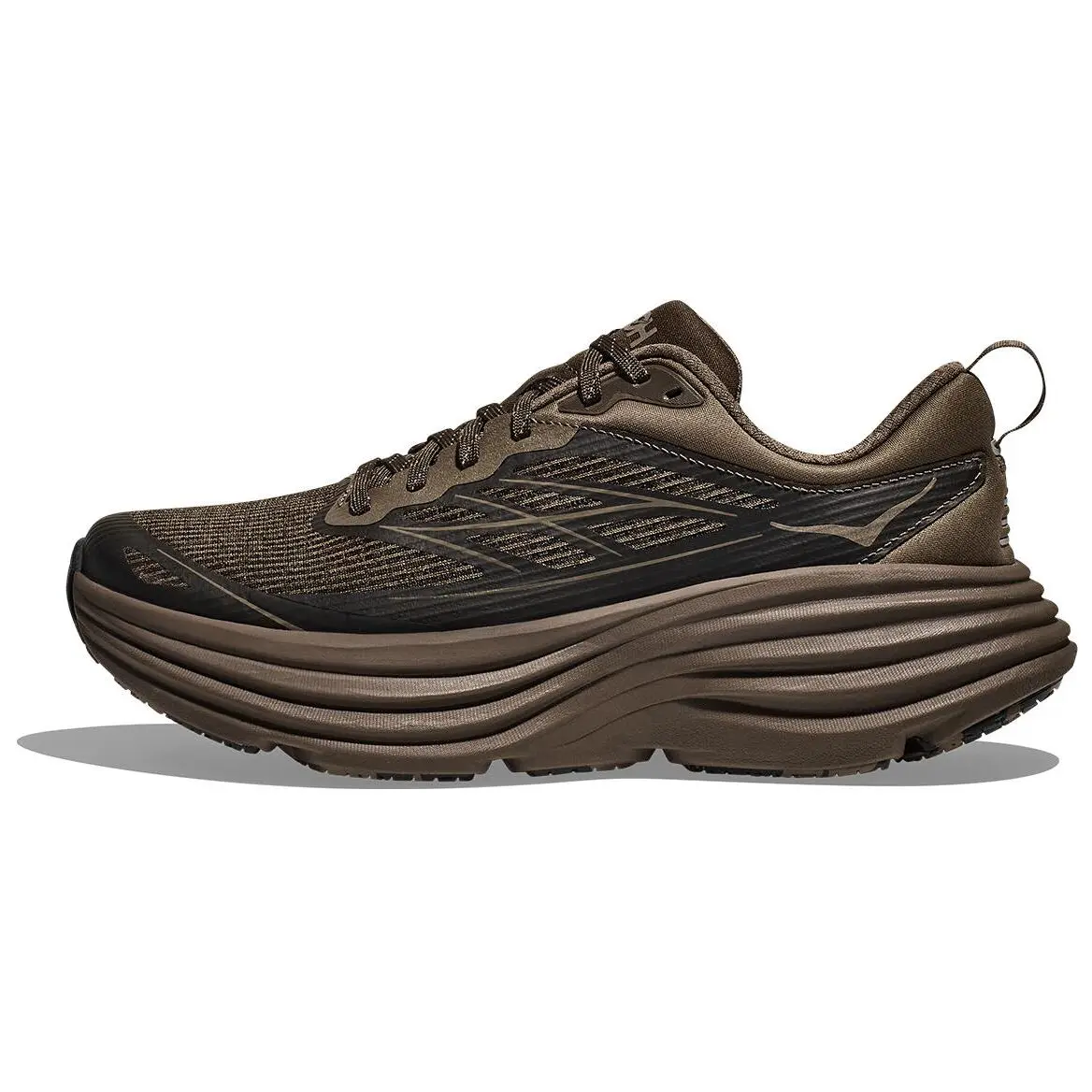 Hoka One One Bondi 8 Low-Top Running Shoes for Men and Women in Brown - Comfortable, Durable, and Versatile Trending Shoes, House White Official Shoes to Get / Maison Mihara