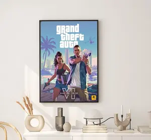 GTA 6 Poster, Grand Theft Auto VI Release Date Poster