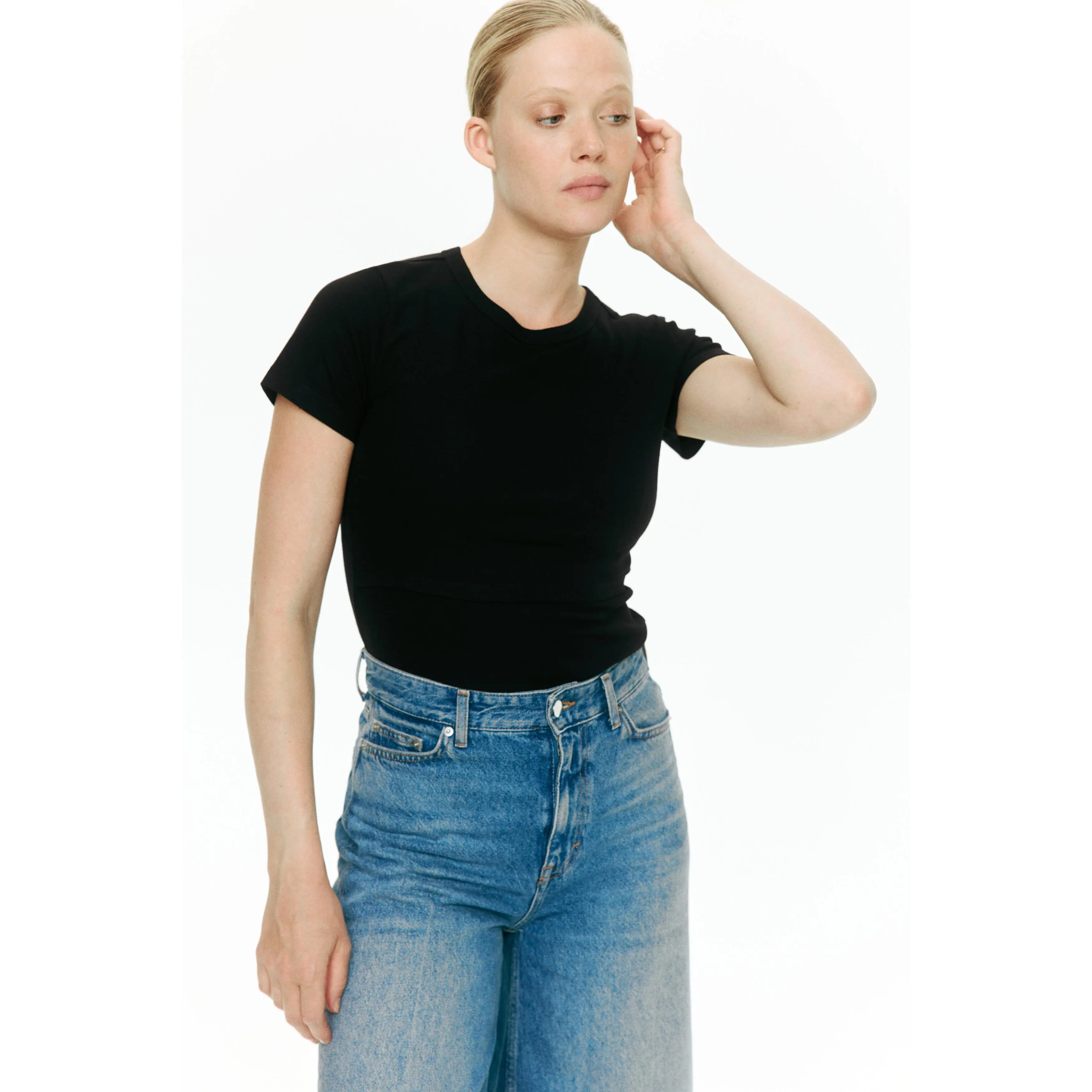H&M MAMA 2-pack ribbed nursing T-shirts