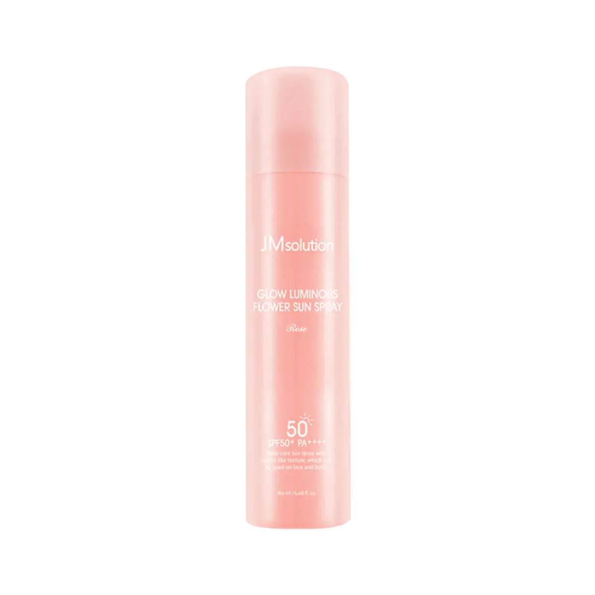 JMsolution Rose Glow Sun Spray SPF50+ PA++++, Refreshing & Transparent, 180ml, Sensitive Skin Friendly, Korean Sunscreen Mist