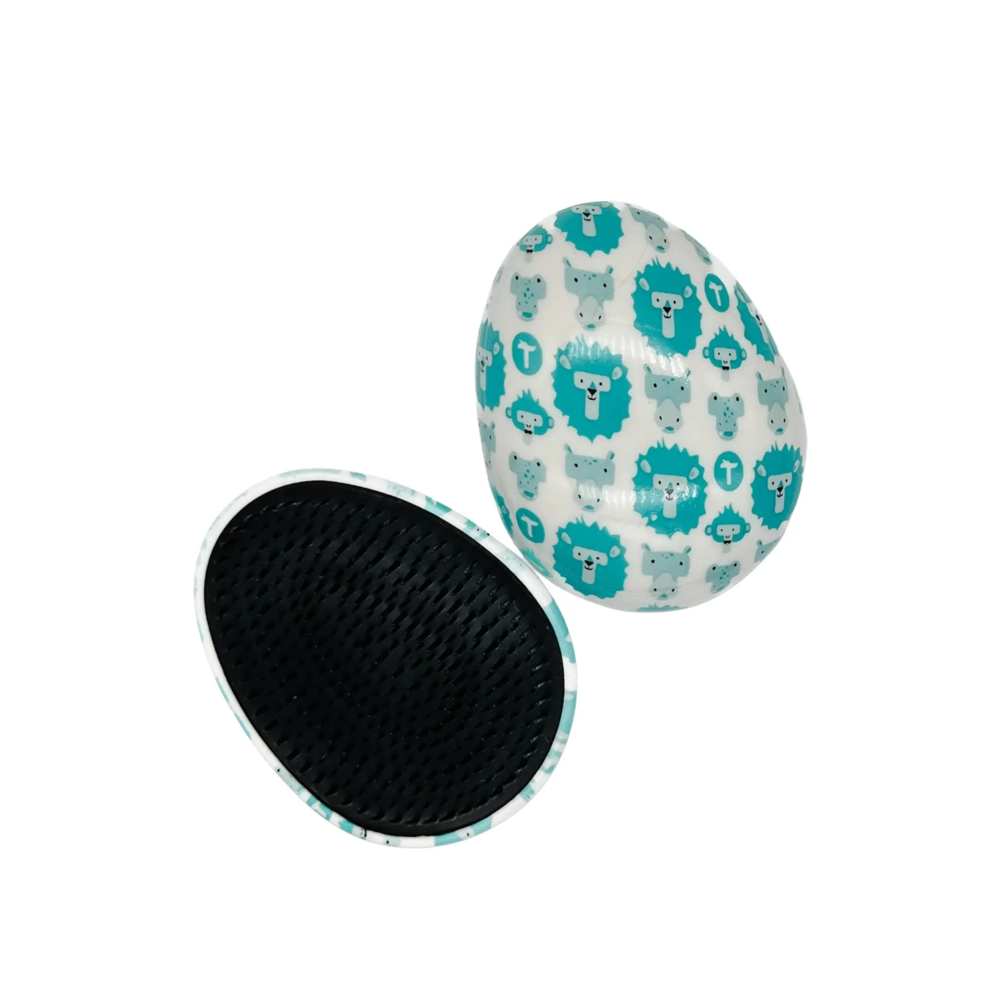 T is For Tame Detangling Brush for Toddlers & Kids, Mini Brush Tames Knots Without Tears or Tantrums, Gentle Bristles Massage Scalp Firm Yet Flexible, Compact Size
