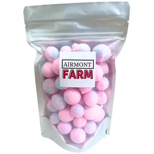 Airmont Farm Freeze Dried Cotton Candy Salt Water Taffy 2 oz - Cut To Bite Sized Pieces - Ships In Box