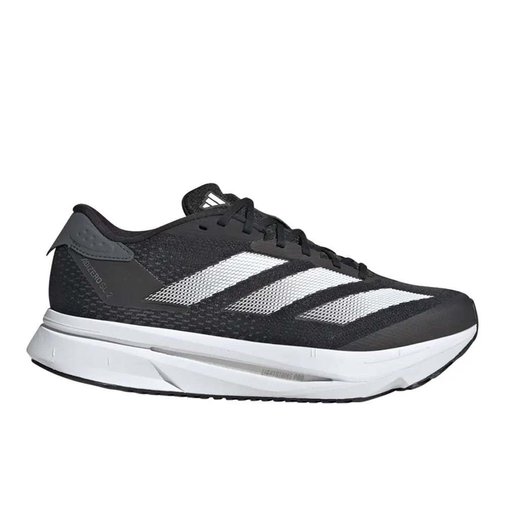 adidas Womens Adizero Sl2 Wide Running Sneakers Shoes - Black