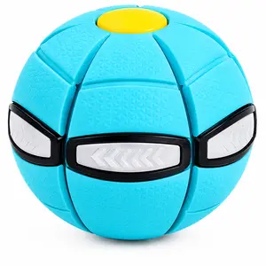 Transforming UFO Flying Disc - Magic Metaball Bouncy Toy. Thickened & Explosion-proof for Safe Indoor & Outdoor Fun. The Ultimate Interactive Christmas Gift!