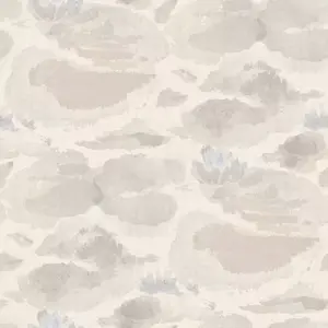 NuWallpaper Water Lily Cream Peel and Stick Wallpaper