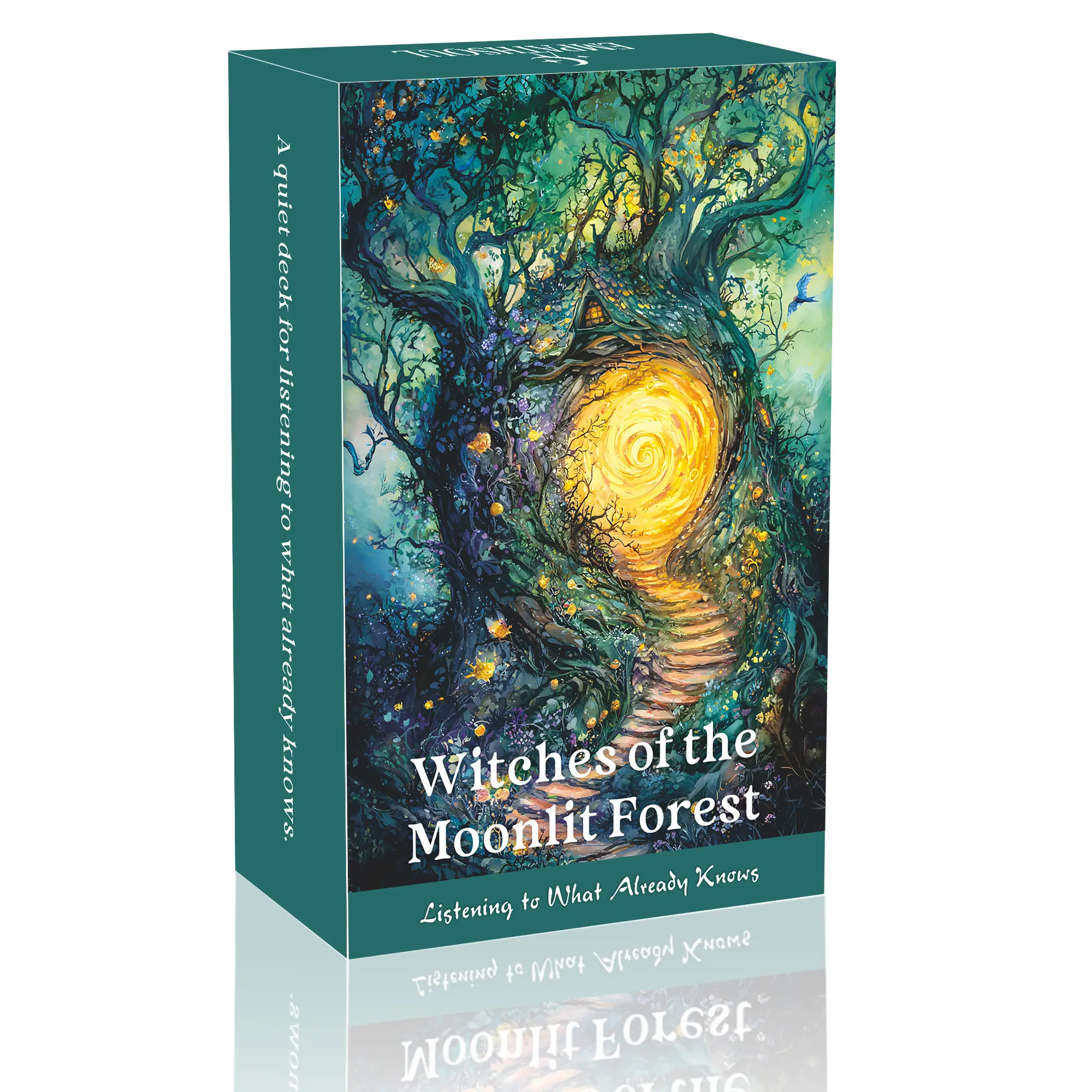 Witches of the Moonlit Forset, Original Oracle Card, 54 Cards for Guiding Active Living, Card Games, Tarot Cards, 12*7cm, 14+