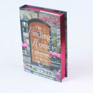 The Finding Home Series Books 1-3 HARDBACK special edition; a clean contemporary romance collection in a special edition hardback with a pink foil and a hidden edge, full color end pages, and two colors of foiling on the exclusive covers