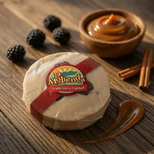 La Molienda Candy Snack - Traditional Quality Caramel Dip with Blackberries and Cinnamon Sticks