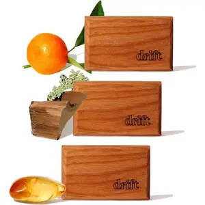 Drift Car Air Freshener - Original Wooden Air Freshener - Car Odor Eliminator - Long-lasting Fragrance - Metal Clip - Essential Oils - Harmless Ingredients - With Magnetic Clip