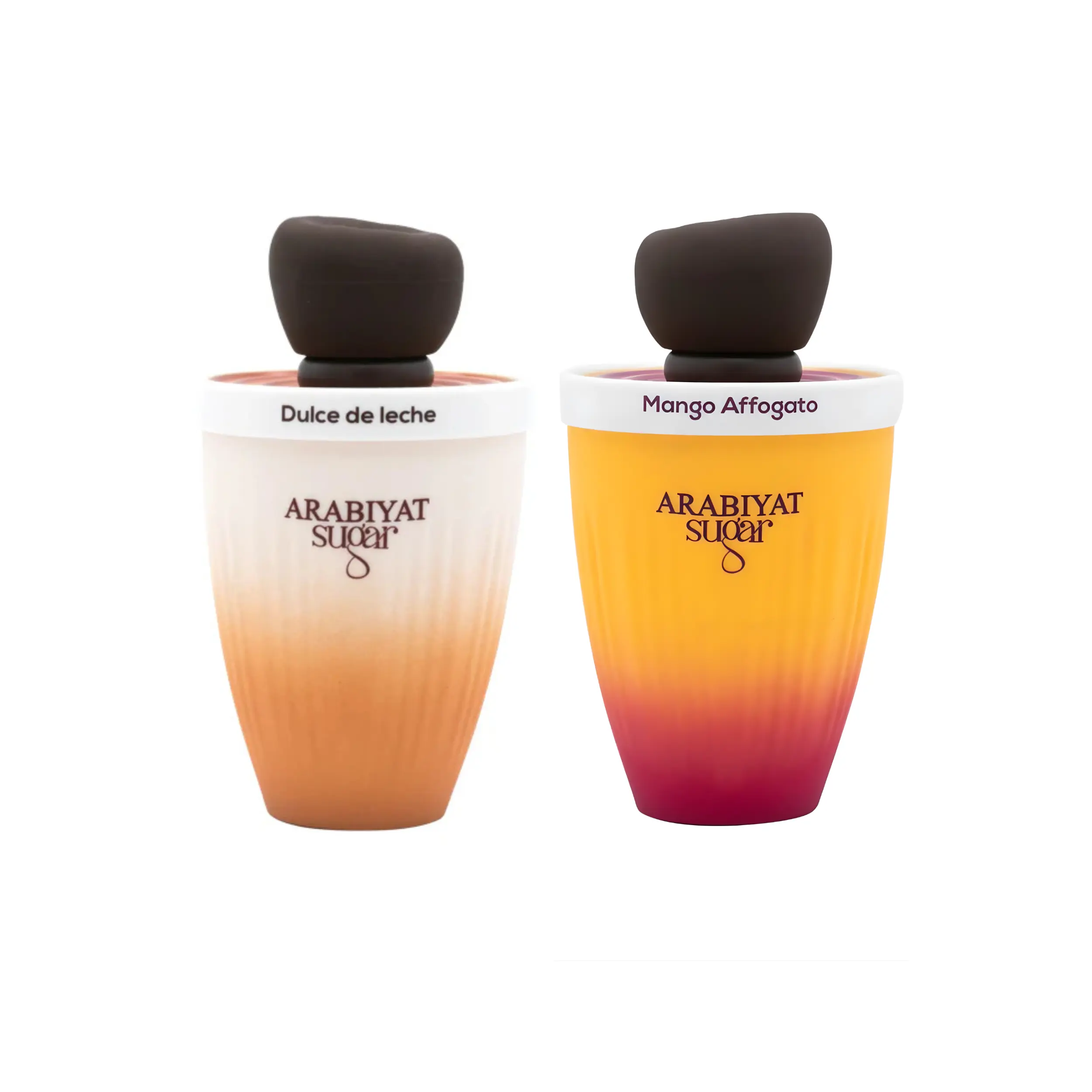 Arabiyat Sugar Gourmet Cafe Collection Eau De Parfum - Dulce de Leche & Mango Affogato, High-Quality Gourmand Fragrance, Unisex Fragrances Perfumes, Vanilla & Spice Notes, Long-Lasting, 3.4 fl oz, Multi-Pack Eligible, High Quality Fragrance