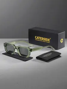 Vintage PC Square Frame Sunglasses Uv400 Protection Unisex Design for Cycling Music Festivals Beach Travel Wedding Parties Outdoor Sports Fashion